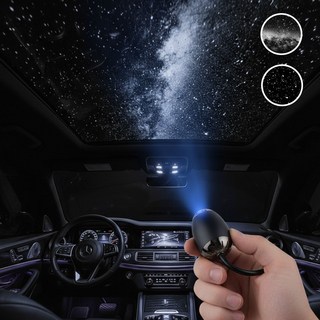 다온미 우주소환 차량용 별빛 무드등 프로젝터 2종, 1개, 은하수 모드