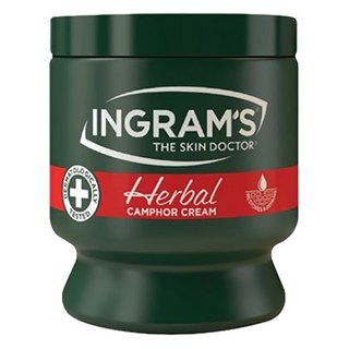 Ingram's 草本護膚霜 - 南非經典草本配方，深層滋潤乾燥肌膚，舒緩不適，經皮膚科醫生測試, 1個, 450ml