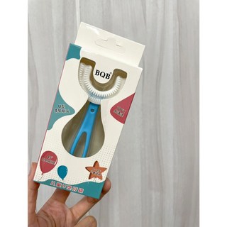翠樂絲Ｕ型兒童牙刷 矽膠牙刷 幼童牙刷 兒童U型牙刷 乳牙刷 嬰幼兒U型牙刷, 1個, 【大藍】U型牙刷｜6-12歲適用