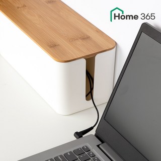 홈365 멀티탭 정리함 6구 5구 3구 대형 중형 소형 / 우드 원목 덮개 콘센트 케이블 전선정리, 우드 화이트, 대형(6구) 정리함, 1개