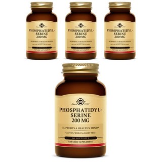 솔가 포스파티딜세린 200mg 소프트젤, 60정, 4개