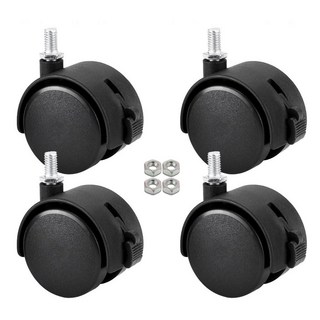 가구바퀴 B7 볼트 8mm 브레이크, 4개