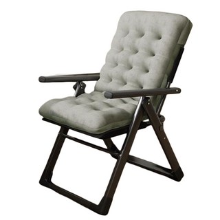 折疊躺椅 學生宿舍電腦椅 辦公室午休椅 午睡懶人靠背椅子 涼椅折疊床 多功能躺椅 加粗方管 九檔調節 透氣, 粗方管【裸椅】