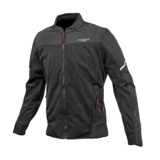 【柏霖總代理】KOMINE EN-004 透氣防摔衣 夜間反光 防摔外套, 黑,L, 1個