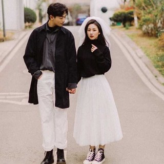 웨딩촬영 커플룩 휴양지 신혼여행 스냅 사진 옷 셀프, 5호 F