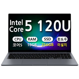 삼성 갤럭시북4 15.6 인텔14세대 코어5 인강용 영상편집용 가성비 사무용노트북, 그레이, NT750XGQ-A51A, 256GB, 16GB, Free DOS
