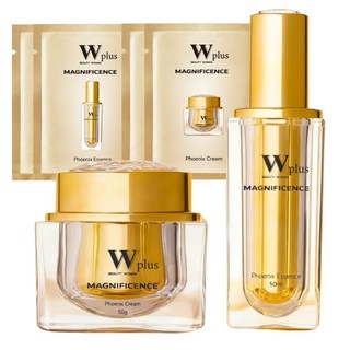 W plus BEAUTY WOMAN MAGNIFICENCE 鳳凰霜50g 精華50ml 化妝品套裝, 1組