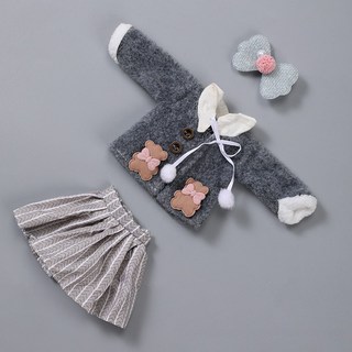 BJD 6分 SD 娃娃衣 30cm 玩偶服飾 公主裙 衛衣套裝, 1個, 乳白色拖尾花裙,如圖服飾