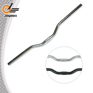 자전거 스틸 라이저핸들바 580mm25.4mm, 실버/CP, 1개