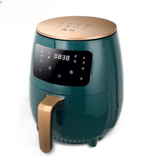 대용량 스마트 에어프라이어 다기능 터치스크린 오븐형 올스텐 가정용 12L, 7L 화이트 단일 회전 손잡이 에어프라이어, 단일 모델