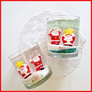 (9온즈 2개만들기) 별산타-크리스마스 양초 젤캔들 키트 만들기(270ml/2), 블랙체리, 블루, 1개, 270ml