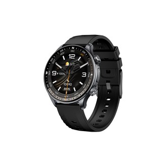 樂米LARMI 智能旗艦手錶Ai6，AI智慧助理，運動健康追蹤，即時翻譯, 黑色, 1.6吋, 藍牙