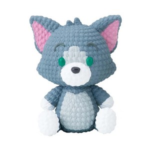 BANPRESTO 湯姆貓與傑利鼠 AMICOT編織公仔 - 湯姆 超萌可愛造型, 1個