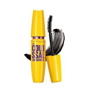 메이블린 뉴욕 콜로썰 워터프루프 마스카라 9.2ml, 리얼 블랙, 1개