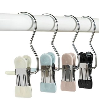 多功能防滑掛鉤夾子 強力衣物收納夾 褲裙襪子晾曬夾, 強力掛勾夾子