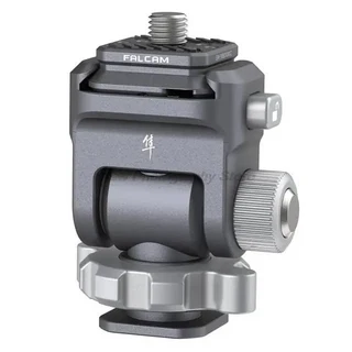 Falcam F22 퀵 릴리스 모니터 홀더 DSLR 카메라 필드 1/4 인치 포트 클램프 팬 틸트 조절식 마운트, 01 Single Head