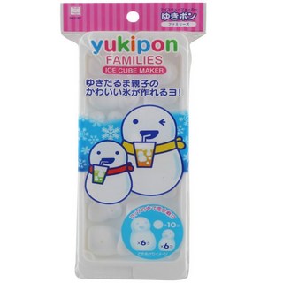 台灣現貨安全衛生 yukipon雪人造型製冰器 家庭 製冰盒日本製【SV8003】BO雜貨, 1個, 藍色