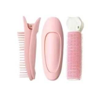 髮根蓬鬆夾 髮捲 瀏海髮捲 蓬髮神器 空氣瀏海, 1個, 方頭+圓頭+三代, 粉色