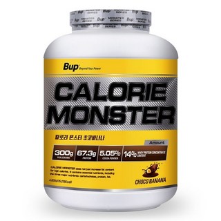 뉴트리션스토어 BUP 칼로리몬스터 초코바나나맛 체중증가 게이너, 1개, 2kg