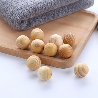 天然香樟木香薰木球 防蟲防蛀防霉除味驅蟲 香樟木珠香氛熏香, 1個, 天然香樟木(單顆價-請以5的倍數下單)