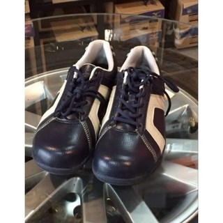 Mizuno 高爾夫球鞋 兩用鞋 無釘款 寬瑄版(EEEE) 藍/米白