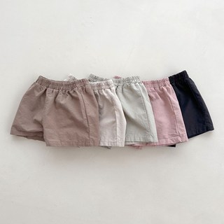 한정세일 남녀공용 베이비 키즈 유아 밴딩 린넨반바지