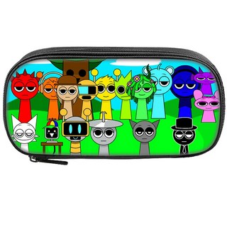 스프런키 Sprunki 필통 팬 케이스 p250314, 1개, 1번필통