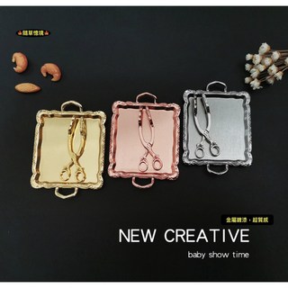 隨草憶境（3色合金可夾）迷你仿真托盤麵包夾，金屬材質BJD袖珍食玩娃娃屋微縮微景觀模型, 1個, 銀色夾子（可活動）