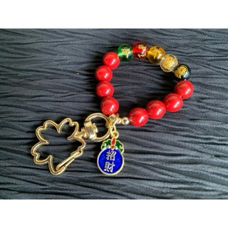 【畫意坊】硃砂 70% 五行五路財神吊飾 高含量硃砂 辟邪招財納福, 1個