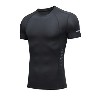 남자 스포츠 이너웨어 컴프레션 언더레이어 스포츠 반팔 상의