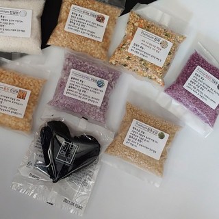 [사과나무답례품] 하트미역.함초소금 세트 "전통한지답례품" - 어린이집 유치원 생일선물 답례품 구정 설 신년 선물세트 돌잔치 칠순 학원 퇴임 웨딩 결혼 하객답례품 추석 한가위선물, 하트미역+함초소금, 1개