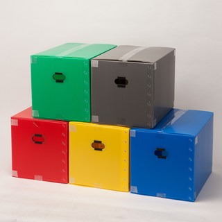 동진포장 이사박스 단프라박스 12호사이즈(900*500*600) 5개, 청색