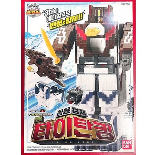 반다이 파워레인저 애니멀포스 DX타이탄킹 로봇장난감, 혼합색상, 1개