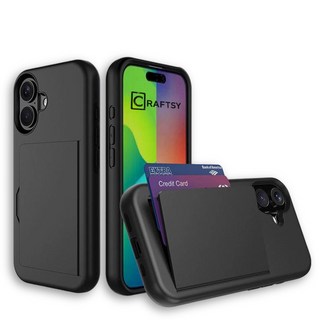 Craftsy 아이폰 12/13/14/15/16/17 시리즈 폰케이스 카드지갑 3장수납 케이스