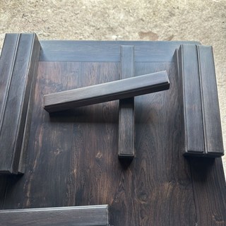 巨匠工廠千年烏木高檔紫光檀鎮尺 無漆無蠟文鎮 特價書法用品 紫光檀鎮紙, 長23寬3.5高2.8