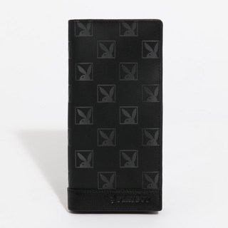 PLAYBOY 翻蓋 Meaningful系列 黑色長夾