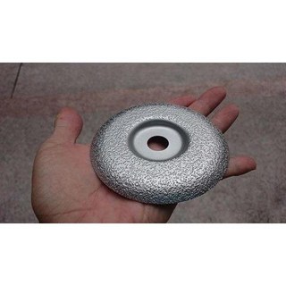 台北出貨 4＂砂輪機 鎢鋼磨盤 碳化鎢鋼磨盤 原木漂流木 修型 去皮 雕磨 木 檜木 肖楠 牛樟 石材 玉石 塑膠 橡膠, 1個, 細顆粒圓弧