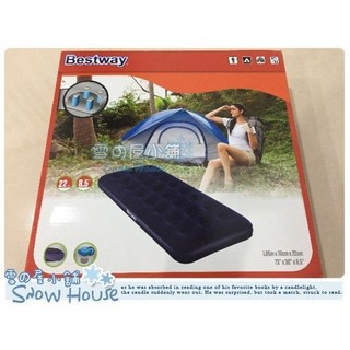 Bestway 單人 高級植絨充氣床 睡墊 露營必備, 詳見包裝