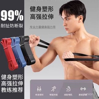 彈力帶阻力帶力量訓練健身彈力繩男女拉力帶練肩膀引體嚮上輔助帶, 湖水藍,（2.1cm/85LB）適合大衆女士選擇, 1個