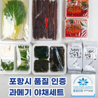 특1등급퀄리티 구룡포 과메기 야채세트 포항시품질인증업체 신선당일포장, 1세트, 과메기(대) 10미 야채세트