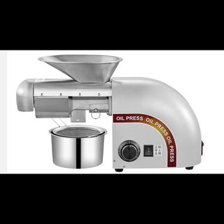 기름짜는기계 착유기 지능형 오일 프레스 자동 가정용 스테인레스 스틸 핫 콜드 추출 온도 제어 참깨 땅콩, 9) 110V silver