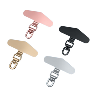 Justsong 超薄不鏽鋼手機夾片 強力承重 耐用, 1個, 金色／傘型