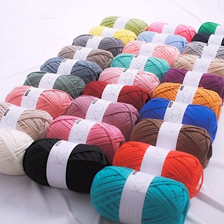 가배리본 4mm 코나 패브릭얀 뜨개질실 가방뜨게 마크라메, 313멜란지자주, 1개