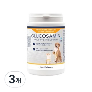 프로덴 글루코사민 강아지 고양이 관절영양제, 3개, 63g