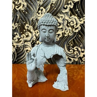 京綸 佛像石雕擺設：釋迦摩尼佛、石獅鎮宅避邪，辦公室居家水族造景裝飾