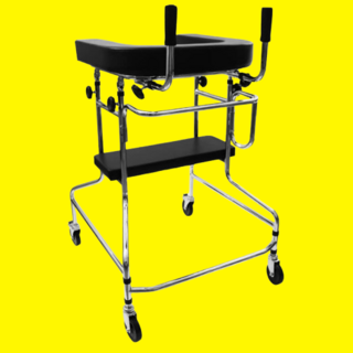 보행 보조기 어르신 걸음 보조 노인 보행기 U자형 어깨 보행차 환자 성인 워커 재활, 1개