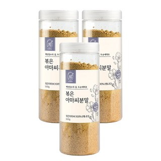 두손애약초 볶은아마씨분말, 3개, 500g
