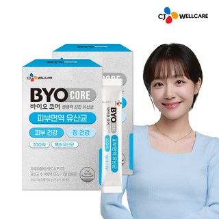 BYO 코어 피부면역 유산균 30p, 60g, 2개