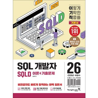 2026 이기적 SQLD SQL 개발자 이론 + 기출문제, 강태우, 영진닷컴