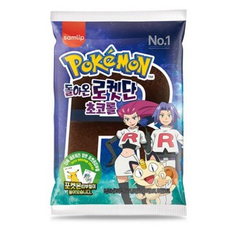 삼립 포켓몬빵 돌아온 로켓단 초코롤, 10봉, 10개, 85g